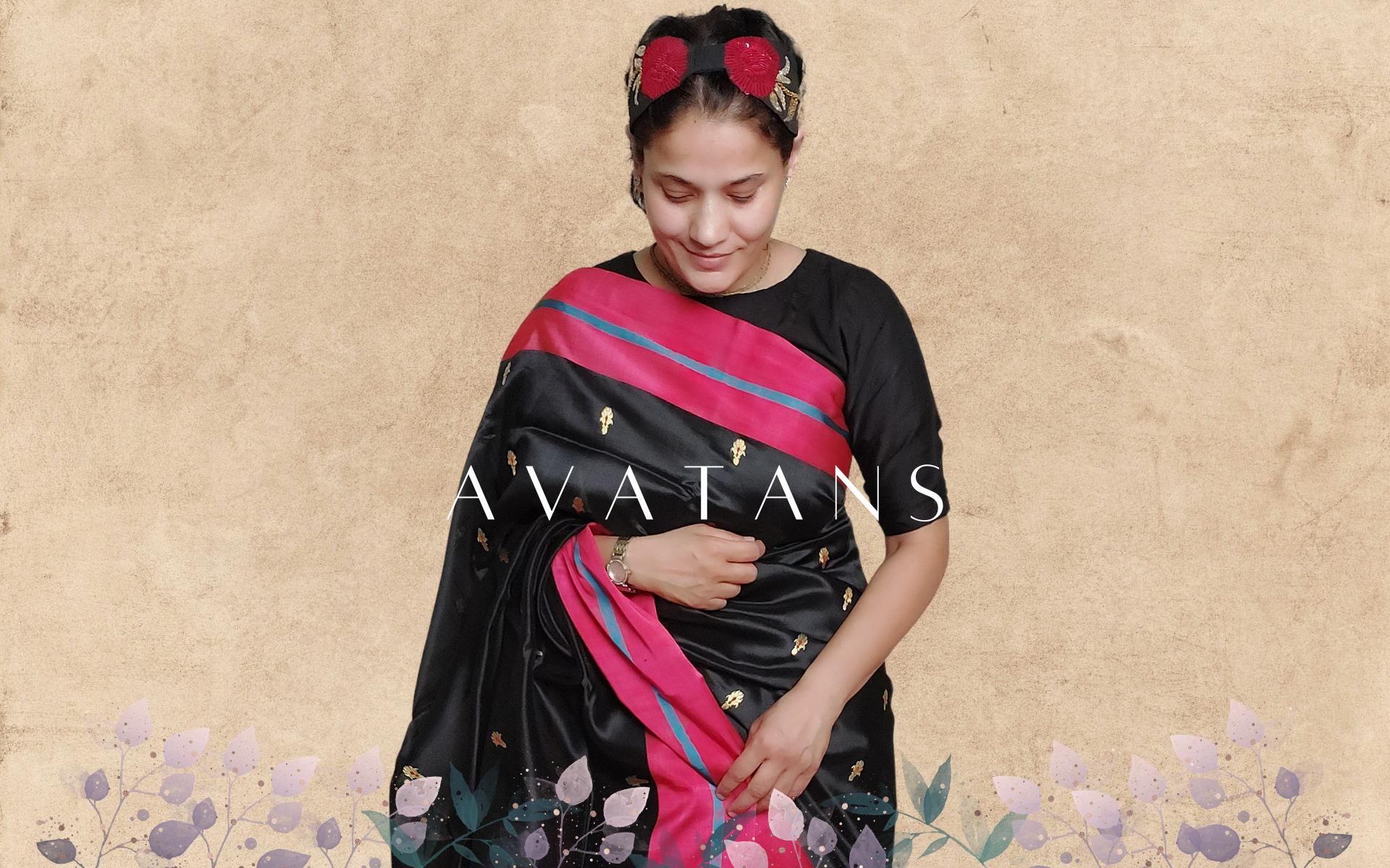 Avatans - Premium Handloom Pure Silk Chanderi Sarees