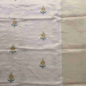 Handloom Pure Silk Chanderi Saree - Gati Prada