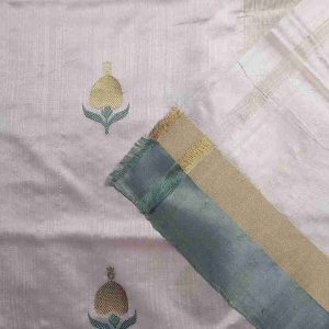 Handloom Pure Silk Chanderi Saree - Gati Prada